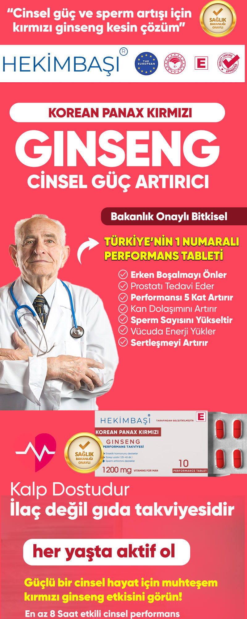 Hekimbaşı Ginseng Kapsül - TR